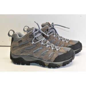 Merrell Moab 3 Hiking Boots Grey Periwinkle Womens 10 Waterproof Vibram Outdoors